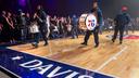 The Sixers drumline entertains guests at the inauguration of Gov. Josh Shapiro and Lt. Gov. Austin Davis on Tuesday, Jan. 17,  2023 at Rock Lititz in Lancaster County.