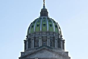 The Pennsylvania Capitol in Harrisburg.