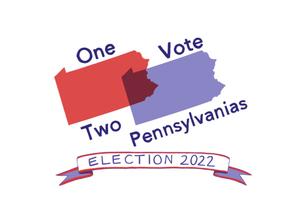 One Vote, Two Pennsylvanias logo