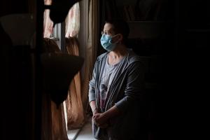 Stacey Horrocks (seen here at her home in Boyertown) applied for rent relief in March, but her application stalled in April when Berks County’s program began trying to contact her landlord, Rose Gross.