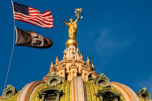 The Pennsylvania state Capitol building in Harrisburg.