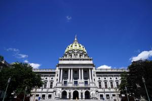 The Pennsylvania State Capitol in Harrisburg.