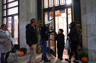 Voters are seen at Lackawana Community College in Hazleton, Luzerne County on Election Day. 