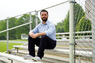 Omy Maldonado — seen here in Bethlehem — didn’t know his state Senate district was an opportunity district when he launched his campaign, only learning the term a few weeks into his candidacy.