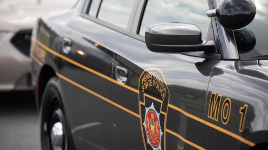 A Pennsylvania State Police vehicle.